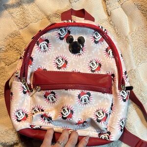 Disney Red Mickey Mouse Backpack